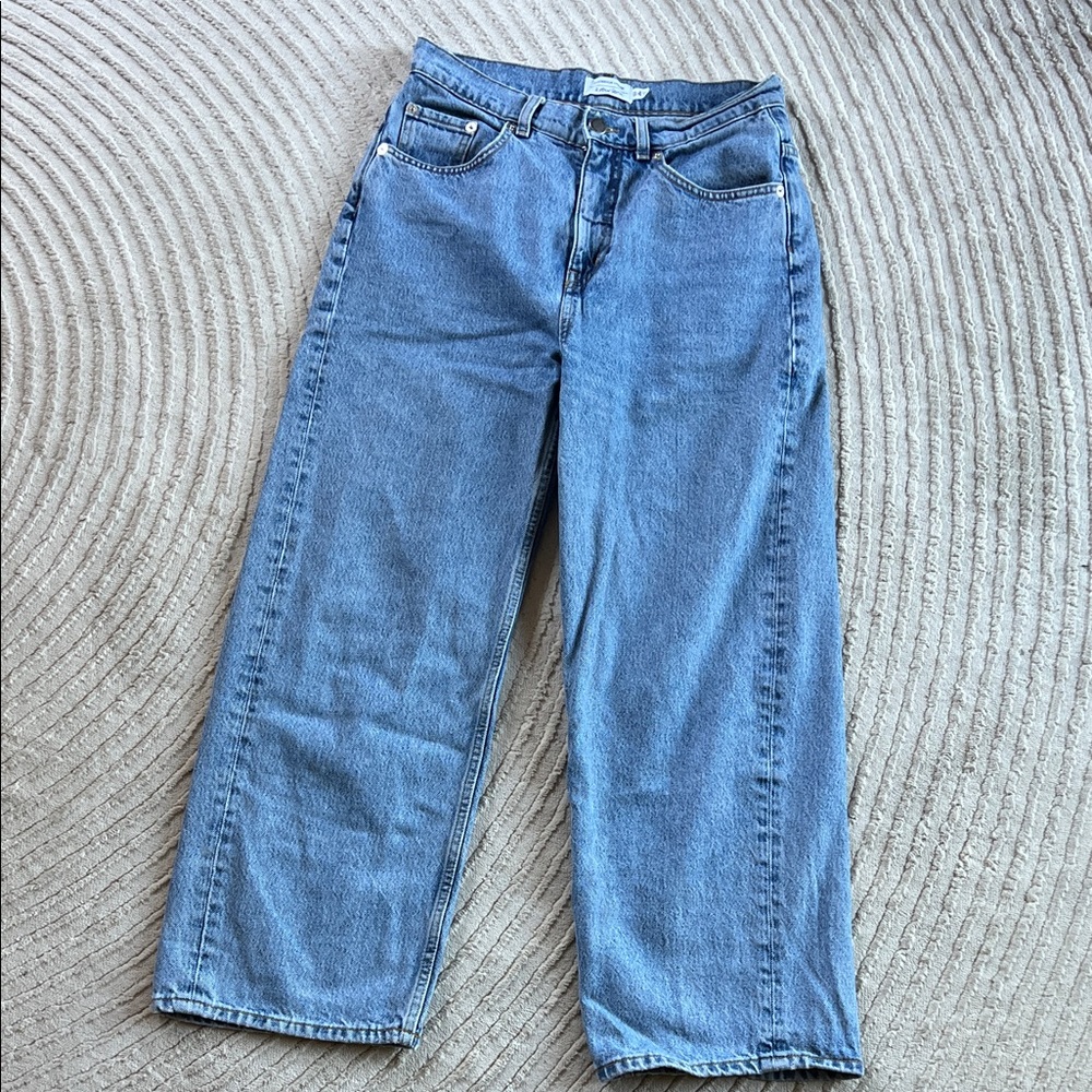 & Other Stories Stockholm Atelier Cropped Blue Women's Jeans